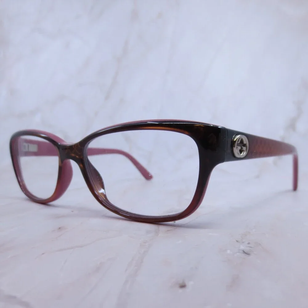 Gucci Optyl Eyeglasses Frame GG3648 Women Black Pink Tortoise Full Rim 53-15-140 - Picture 6 of 10